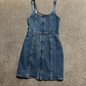 Shoe Dazzle Blue Denim Mini Dress